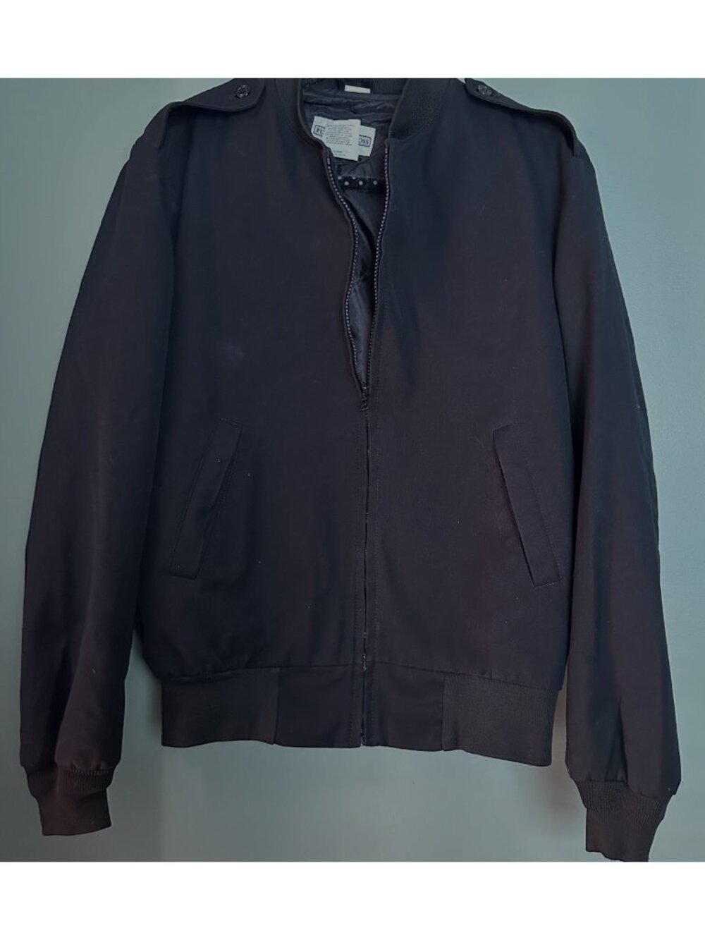 Flying Cross Mens 38R Wool Blend Bomber Jacket Uniform Security Police Workwear